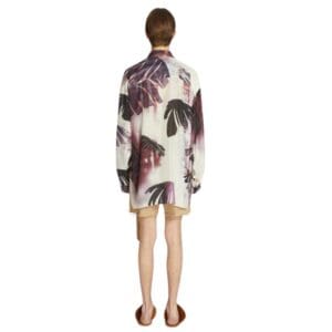 DRIES VAN NOTEN SILK UTILITY SHIRT