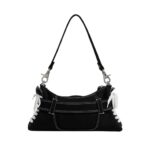 GOTHIC DSQUARED2 DENIM SHOULDER BAG