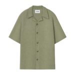 NANUSHKA ZIKO TERRY-KNIT SHIRT FADED SAGE