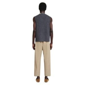 NANUSHKA TERENCE CASHMERE-BLEND VEST SCHOOLGREY