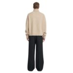 NANUSHKA NEVIN BRUSHED MERINO TURTLENECK SWEATER NUDE