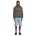 NANUSHKA EVER ORGANICALLY GROWN COTTON-FLEECE HOODIE ASPHALT