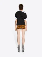 DRIES VAN NOTEN DOUBLE LAYERED TEE BLACK