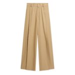 DRIES VAN NOTEN WIDE PLEATED PANTS