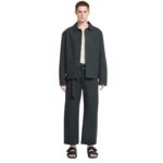 NANUSHKA SAON STRUCTURED TWILL JACKET ANTHRACITE