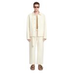 NANUSHKA SAON STRUCTURED TWILL JACKET CREME