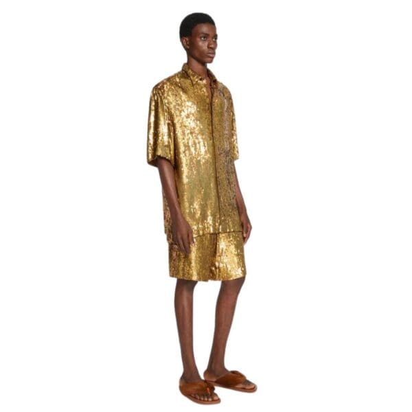 DRIES VAN NOTEN EMBELLISHED SHORTS