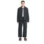 NANUSHKA SAON STRUCTURED TWILL JACKET ANTHRACITE