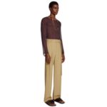 DRIES VAN NOTEN WIDE BELTED PANTS