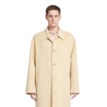 NANUSHKA LUCIAN DOUBLE WOOL AND SILK-BLEND COAT WHITE