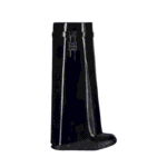 GIVENCHY SHARK LOCK BIKER BOOTS IN PATENT LEATHER