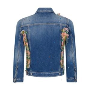 DSQUARED2 MEDIUM SPOTS WASH JEANS JACKET