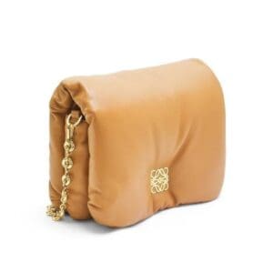 LOEWE GOYA PUFFER BAG IN SHINY LAMBSKIN