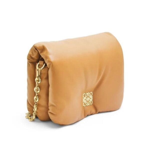 LOEWE GOYA PUFFER BAG IN SHINY LAMBSKIN