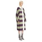 DRIES VAN NOTEN STRIPED KIMONO COAT AUBER
