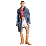 DSQUARED2 DENIM MULTIPOCKET CARGO PARKA