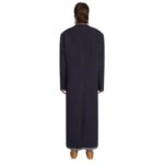 DRIES VAN NOTEN UNCONSTRUCTED COAT NAVY