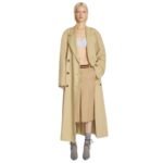 DRIES VAN NOTEN LOOSE FIT COAT HAY