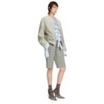 DRIES VAN NOTEN EMBELLISHED JACKET SILVER