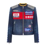 DSQUARED2 ZIPPED DENIM JACKET