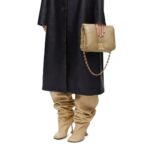 LOEWE GOYA PUFFER BAG IN SHINY LAMBSKIN