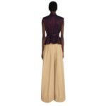 DRIES VAN NOTEN EMBROIDERED VEST NAVY