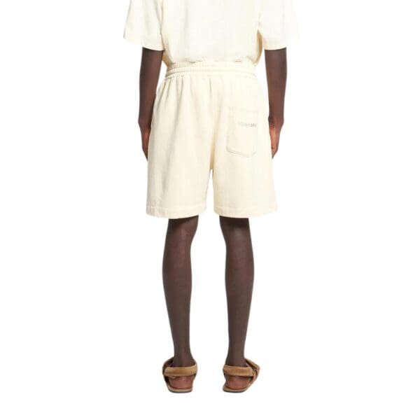 NANUSHKA DOXXY ORGANICALLY GROWN COTTON SHORTS CREME
