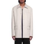 NANUSHKA DANICK REGENERATED LEATHER JACKET CRAYON