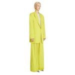 DRIES VAN NOTEN OVERSIZED BLAZER LIME