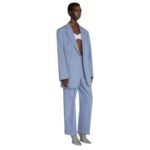 DRIES VAN NOTEN OVERSIZED BLAZER BLUE