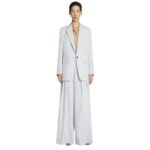 DRIES VAN NOTEN LOOSE FIT BLAZER LIGHT BLUE