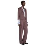 DRIES VAN NOTEN TIGHT CROPPED BLAZER PINK