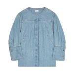 DRIES VAN NOTEN DENIM SHIRT ICE BLUE