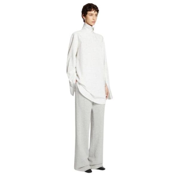 DRIES VAN NOTEN TURTLENECK SHIRT OFF WHITE