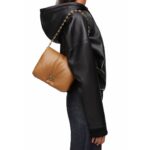 LOEWE GOYA PUFFER BAG IN SHINY LAMBSKIN