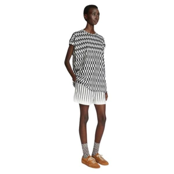 DRIES VAN NOTEN COTTON JERSEY SHORTS BLACK