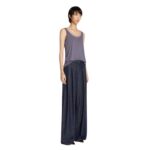 DRIES VAN NOTEN RIBBON TANK TOP ANTHRACITE