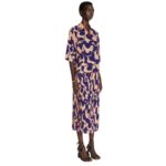 DRIES VAN NOTEN SHORT SLEEVE SHIRT PURPLE