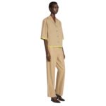 DRIES VAN NOTEN SHORT SLEEVE SHIRT BEIGE