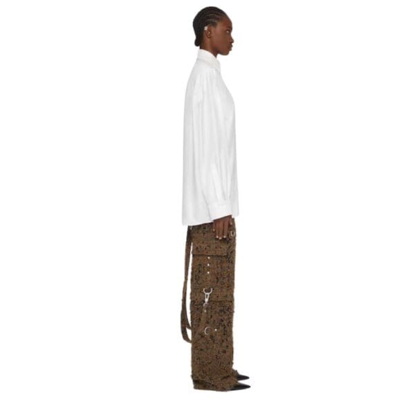 GIVENCHY SHIRT IN SILK WITH CRYSTALS