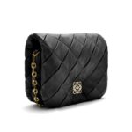 LOEWE GOYA PUFFER BAG IN SHINY LAMBSKIN