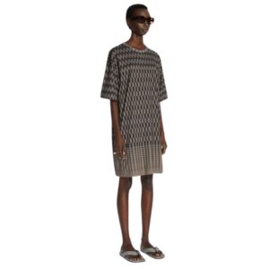 DRIES VAN NOTEN T-SHIRT DRESS NAVY