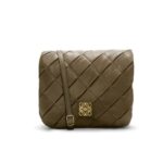 LOEWE GOYA PUFFER BAG IN SHINY LAMBSKIN