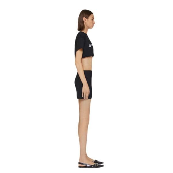 GIVENCHY ARCHETYPE CROPPED T-SHIRT IN COTTON