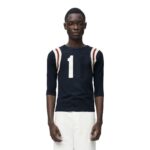 LOEWE SLIM FIT T SHIRT IN COTTON AND VISCOSE