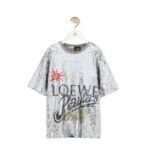 LOEWE LOOSE FIT T SHIRT IN SEQUINS