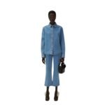 MAGDA BUTRYM CLASSIC OVERSIZED DENIM SHIRT IN LIGHT BLUE