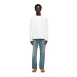 LOEWE LOOSE FIT LONG SLEEVE T SHIRT IN COTTON