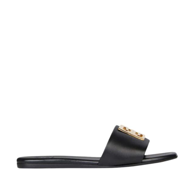 GIVENCHY 4G FIAT MULES IN LEATHER