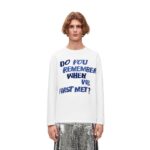 LOEWE LONG SLEEVE T SHIRT IN COTTON